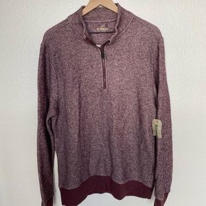 Outdoor Life Large maroon men sweater